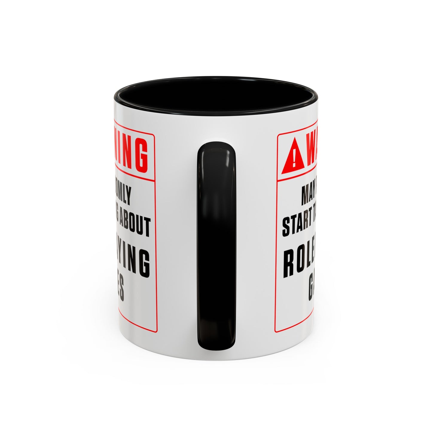 Warning Mug: Roleplaying Games (Accent, 11oz or 15oz)