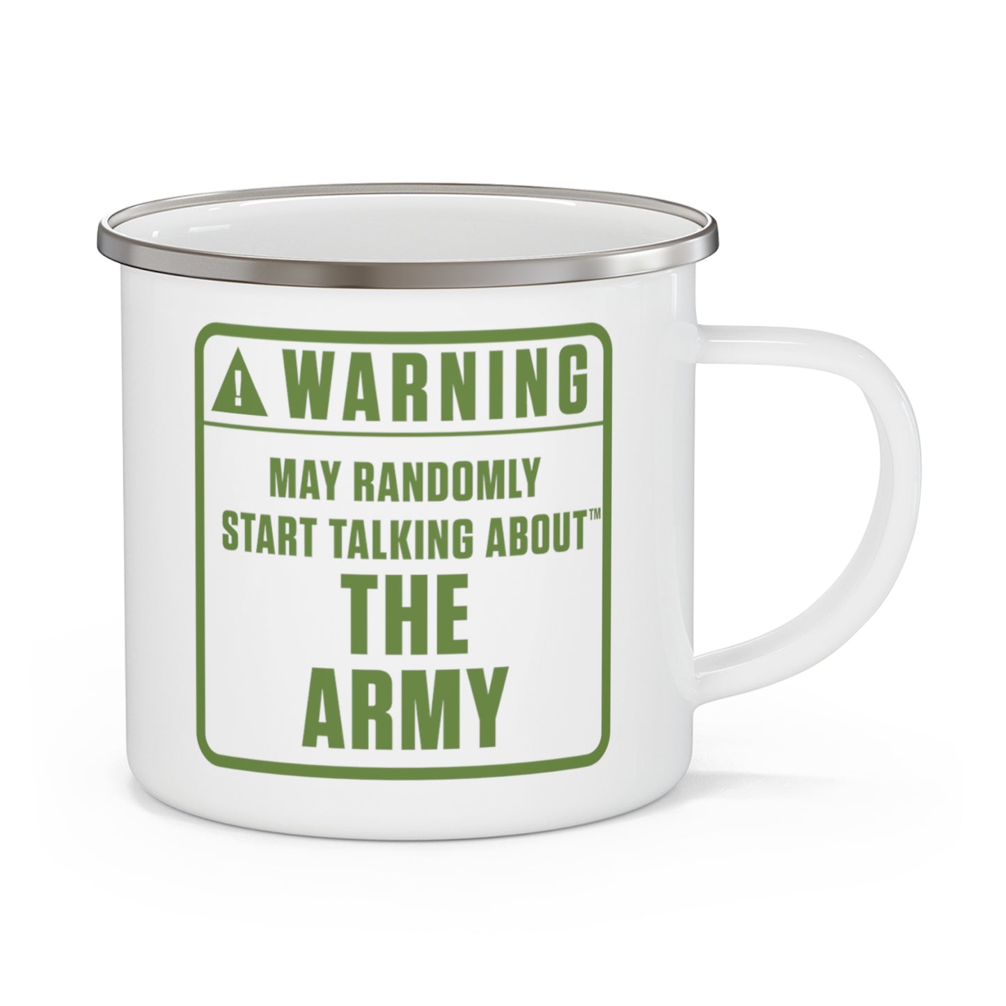 Warning Mug: The Army (Camping, 12oz)