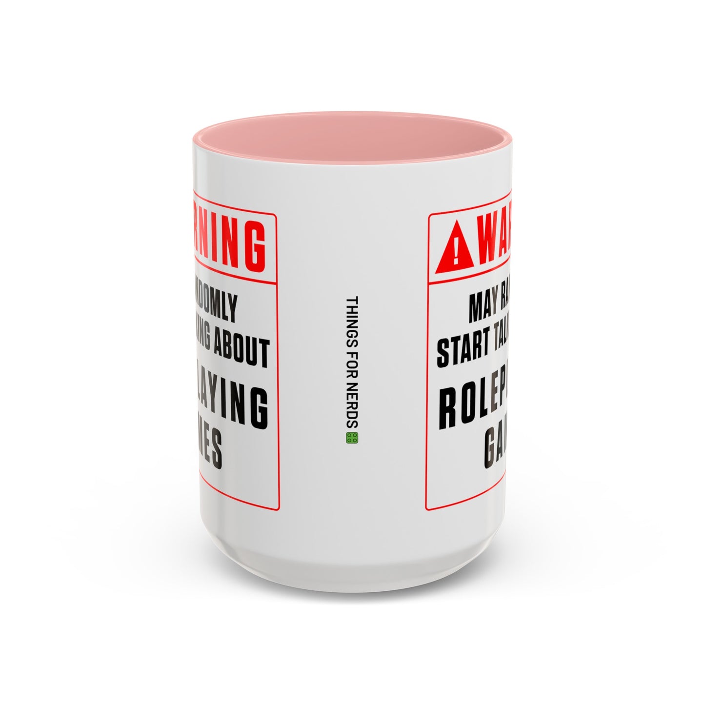 Warning Mug: Roleplaying Games (Accent, 11oz or 15oz)