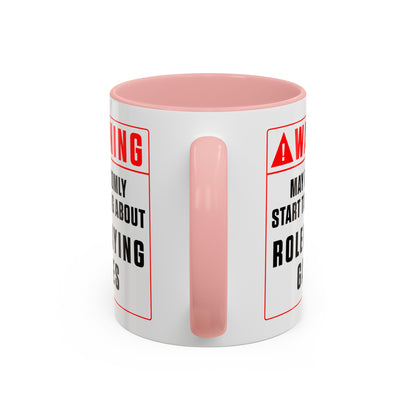 Warning Mug: Roleplaying Games (Accent, 11oz or 15oz)