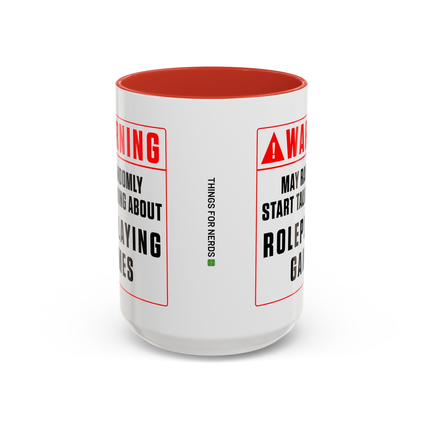 Warning Mug: Roleplaying Games (Accent, 11oz or 15oz)