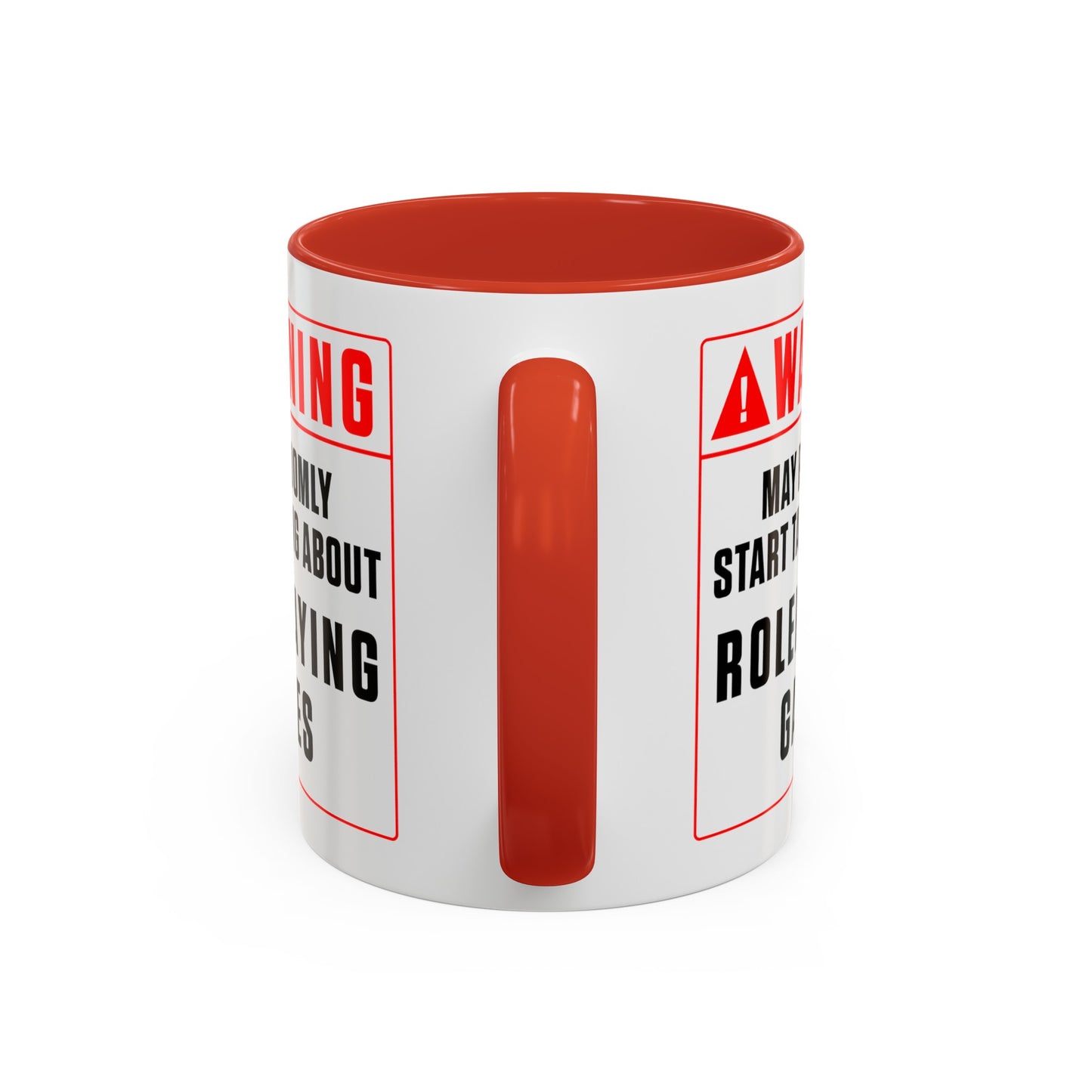 Warning Mug: Roleplaying Games (Accent, 11oz or 15oz)