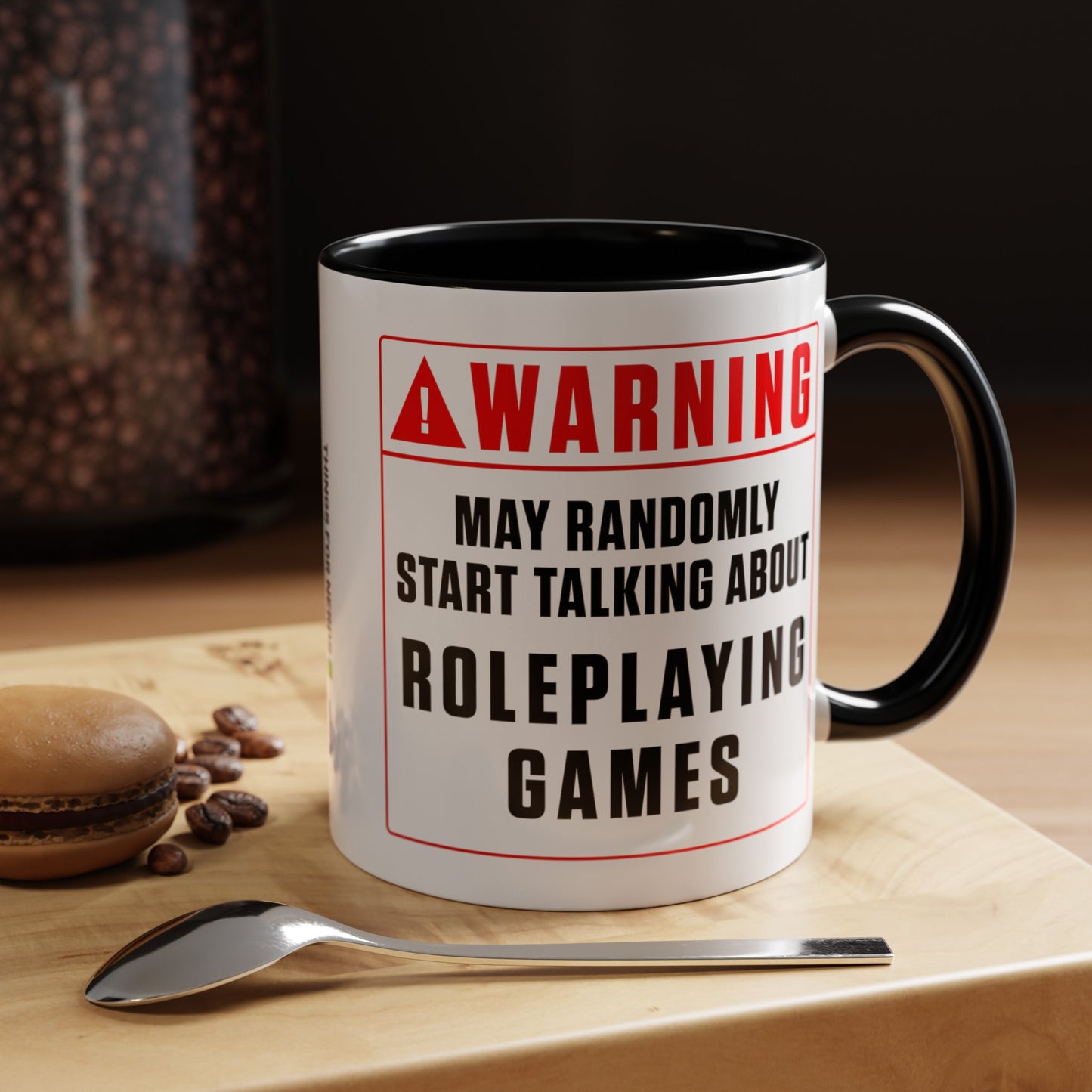 Warning Mug: Roleplaying Games (Accent, 11oz or 15oz)