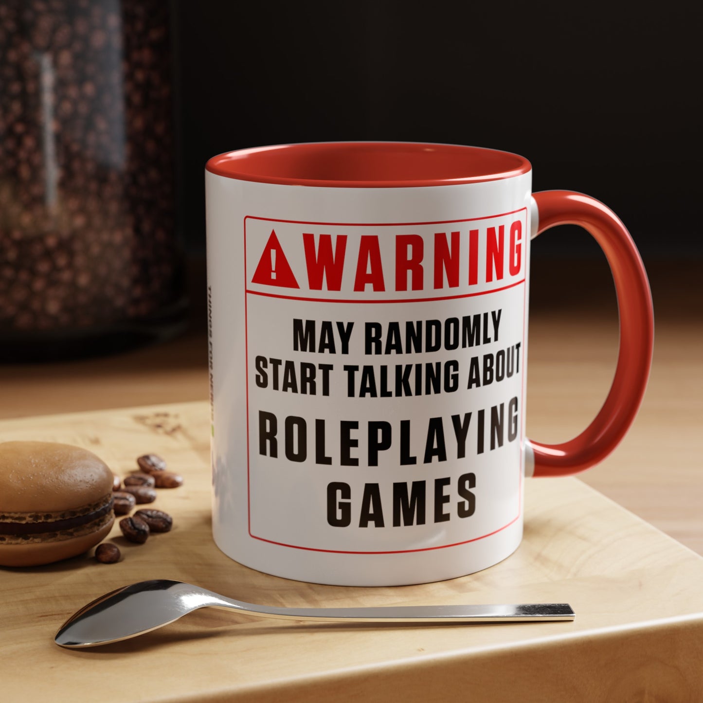 Warning Mug: Roleplaying Games (Accent, 11oz or 15oz)