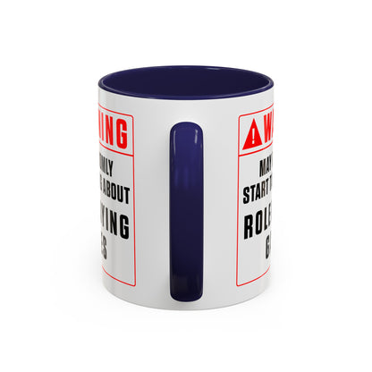 Warning Mug: Roleplaying Games (Accent, 11oz or 15oz)